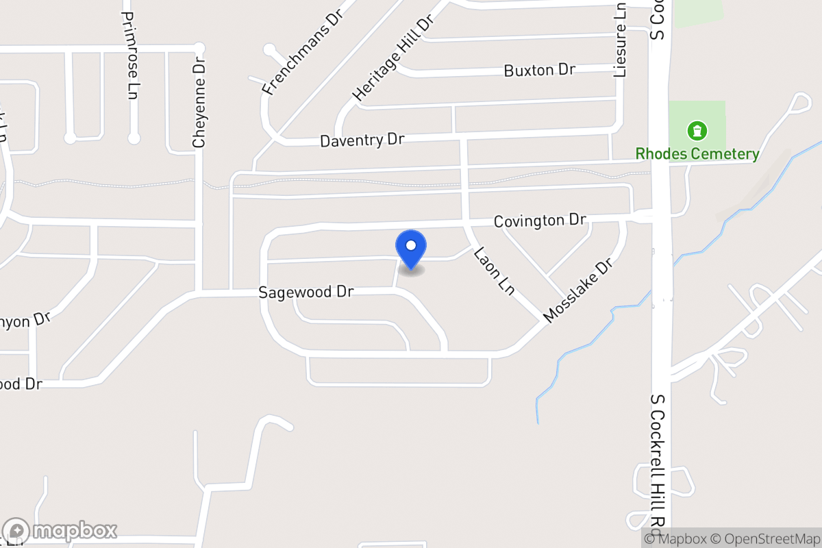 Map of 1409 Sagewood Dr