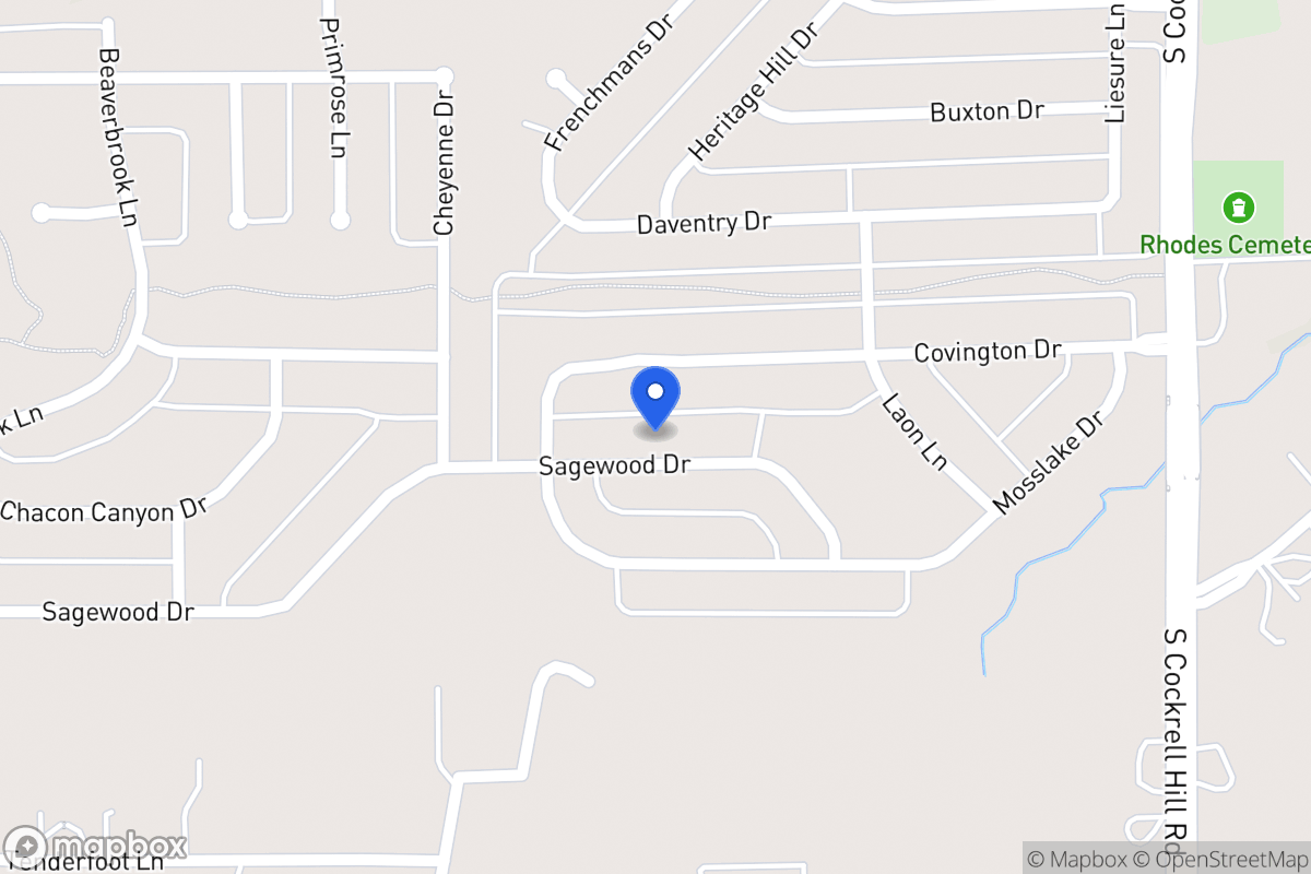 Map of 1425 Sagewood Dr