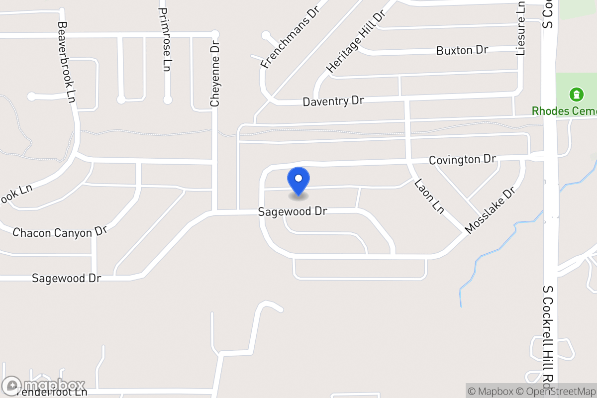 Map of 1429 Sagewood Dr
