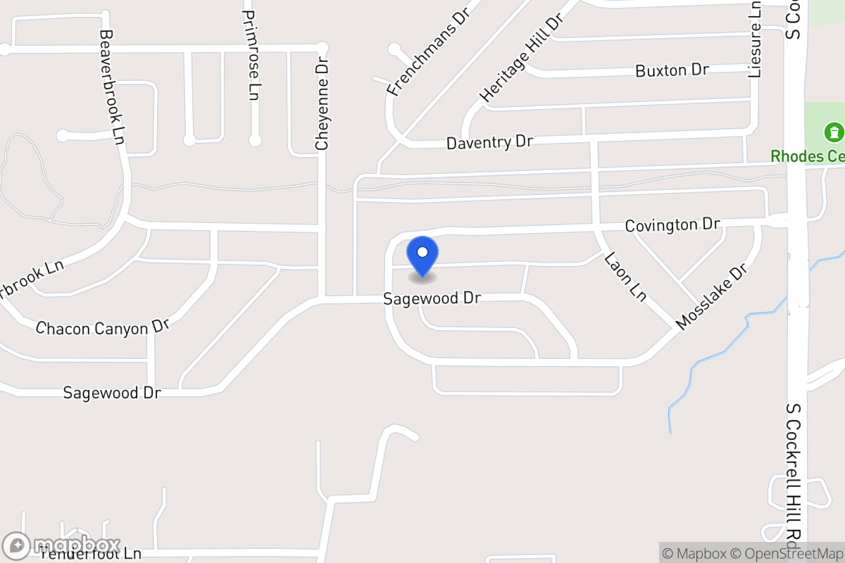 Map of 1433 Sagewood Dr