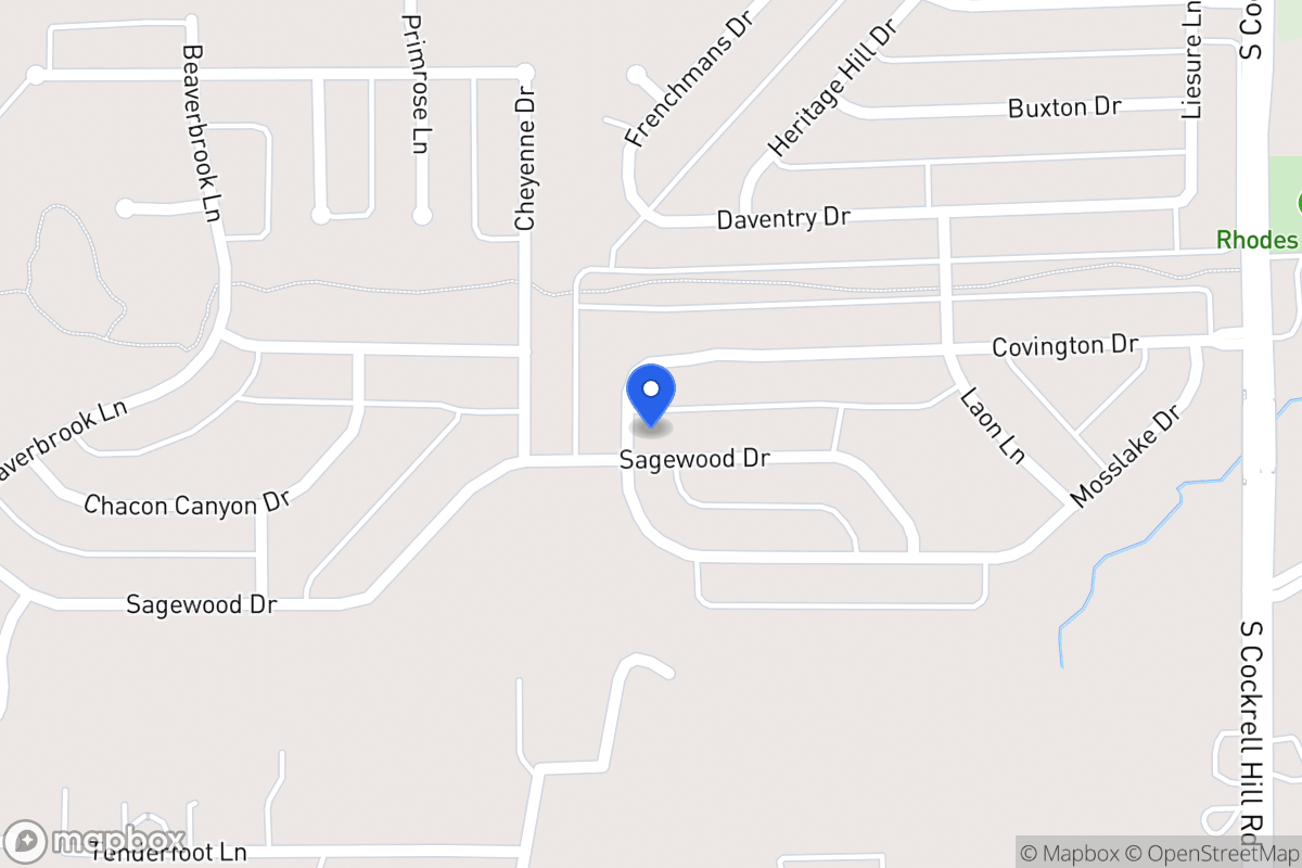 Map of 1437 Sagewood Dr