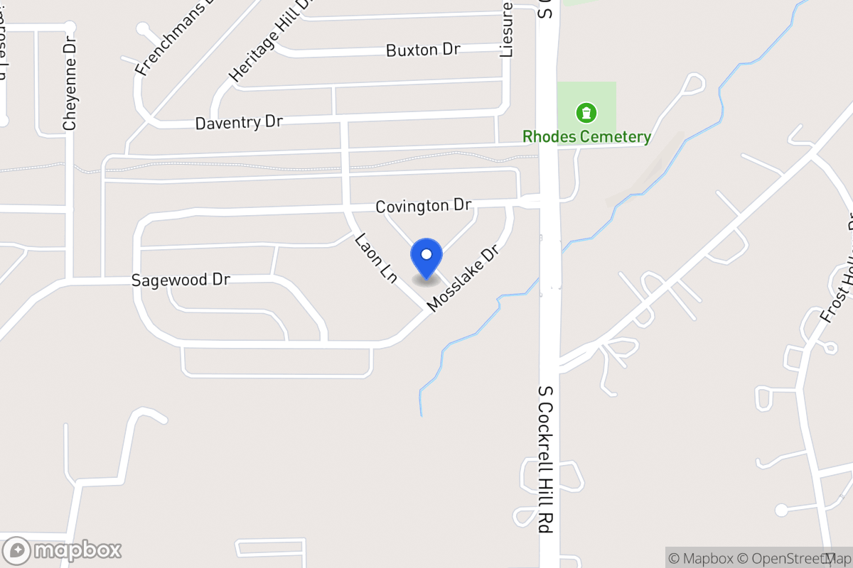 Map of 1100 Laon Ln