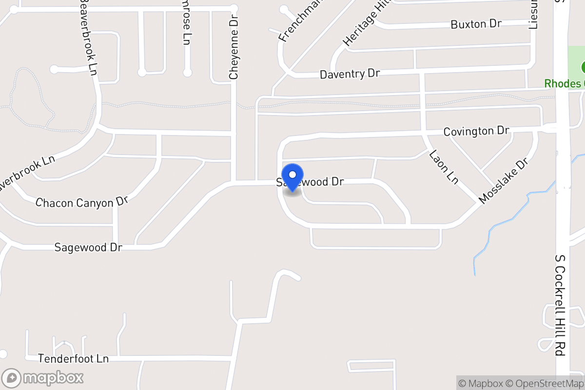 Map of 1453 Mosslake Dr