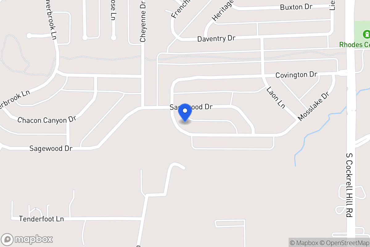 Map of 1447 Mosslake Dr