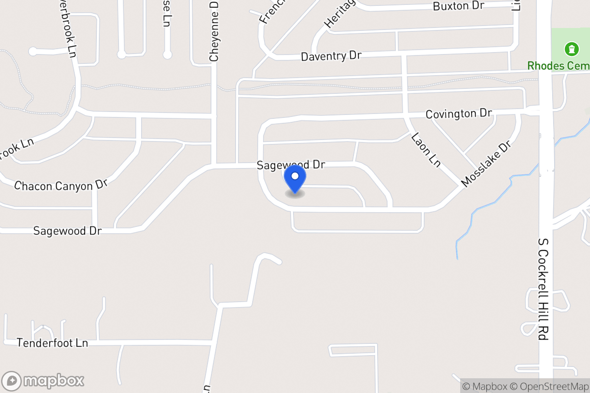 Map of 1441 Mosslake Dr