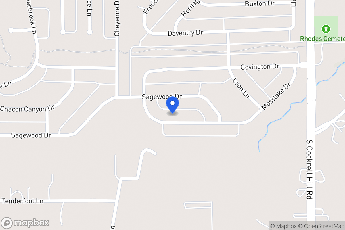 Map of 1435 Mosslake Dr