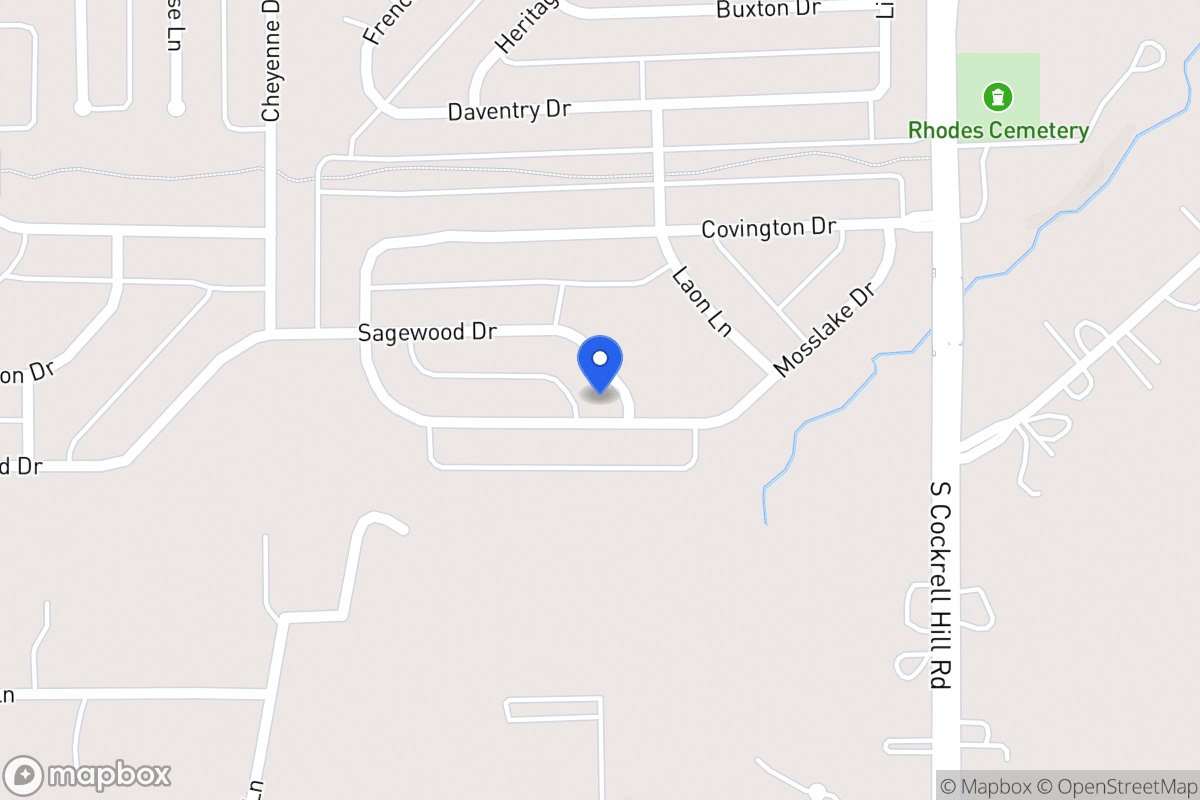 Map of 1400 Sagewood Dr