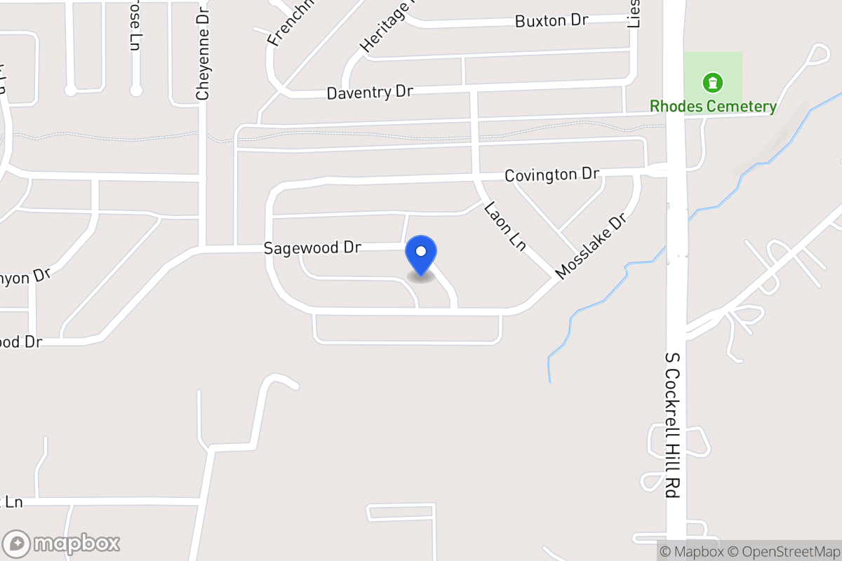 Map of 1404 Sagewood Dr
