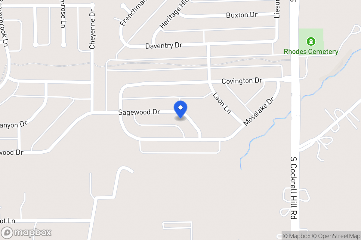 Map of 1408 Sagewood Dr