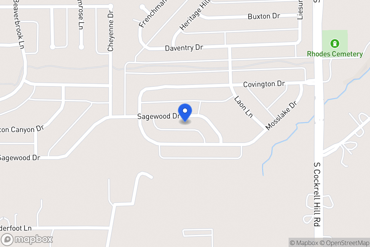 Map of 1416 Sagewood Dr