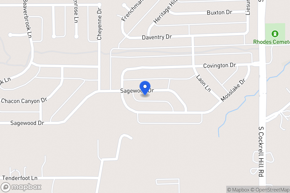 Map of 1424 Sagewood Dr