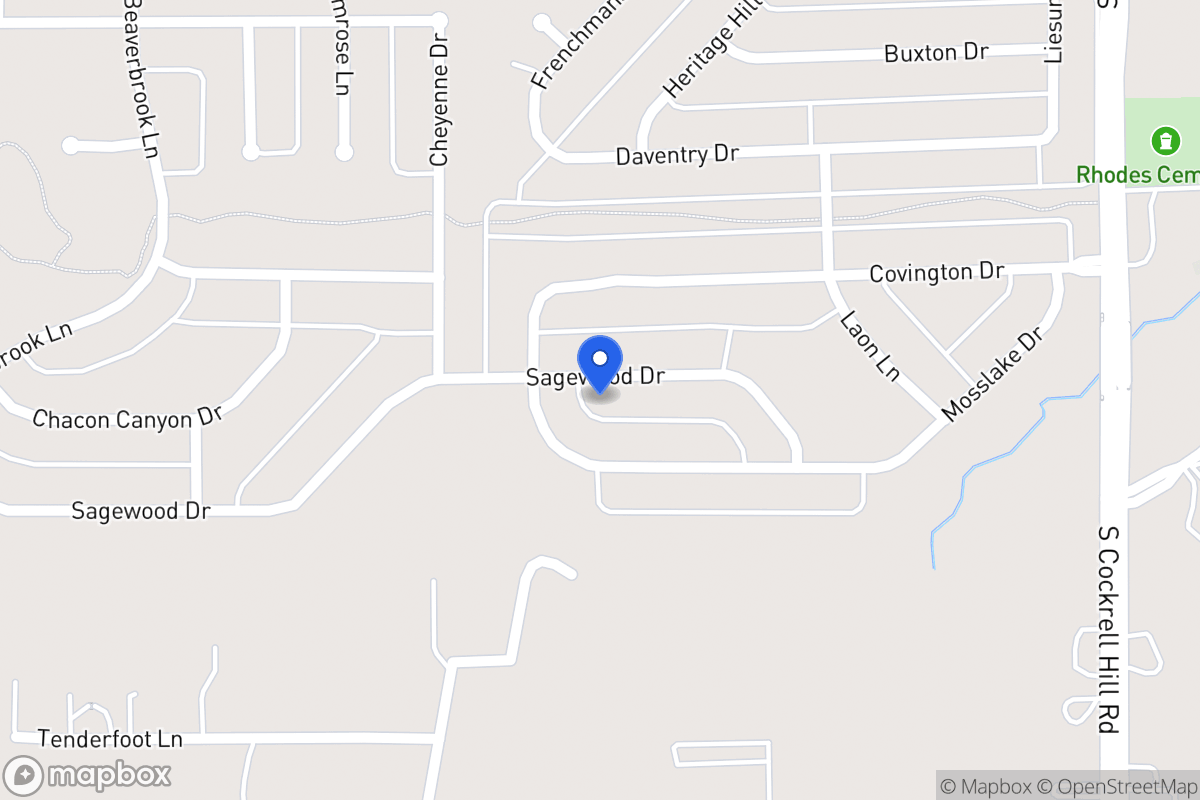 Map of 1428 Sagewood Dr