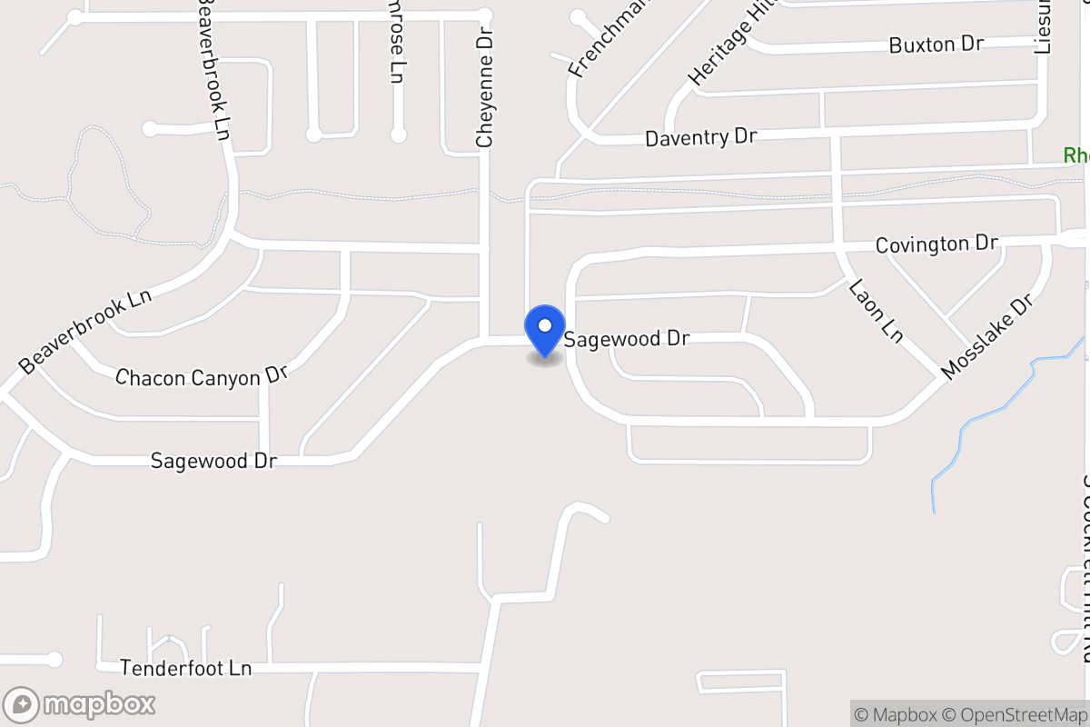 Map of 1456 Mosslake Dr