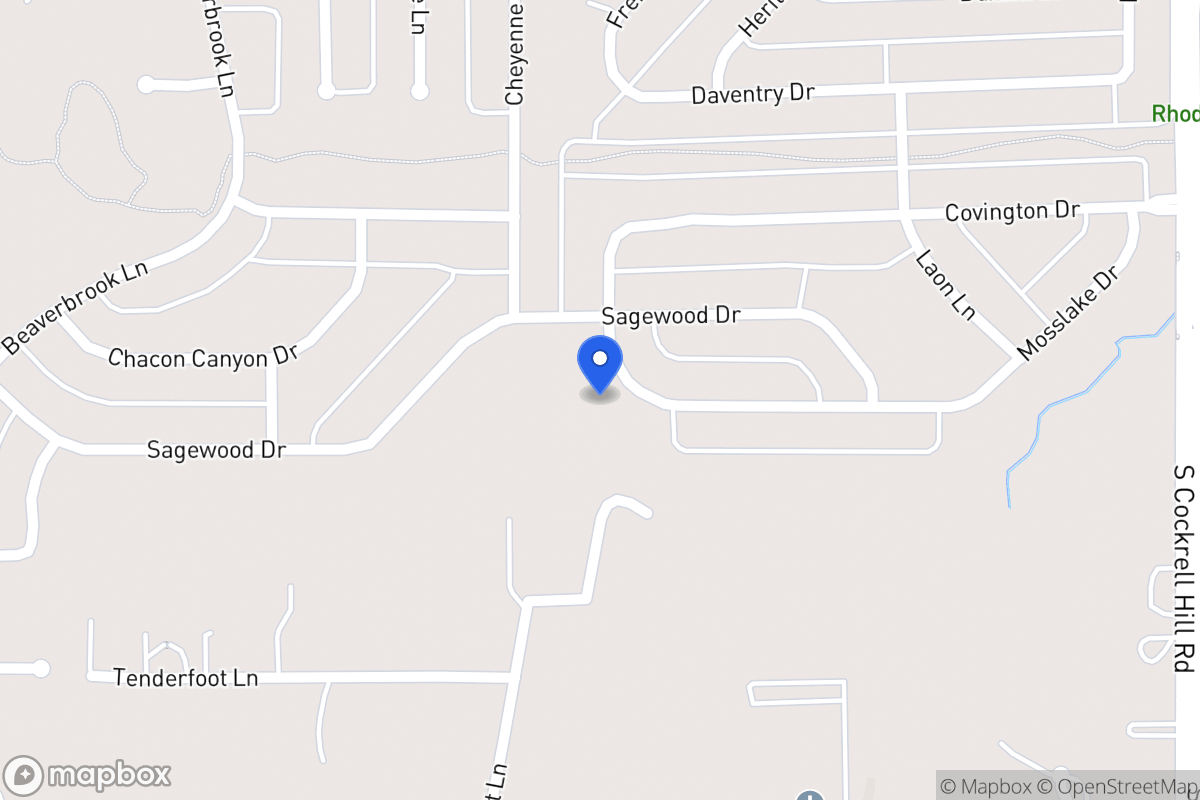 Map of 1448 Mosslake Dr