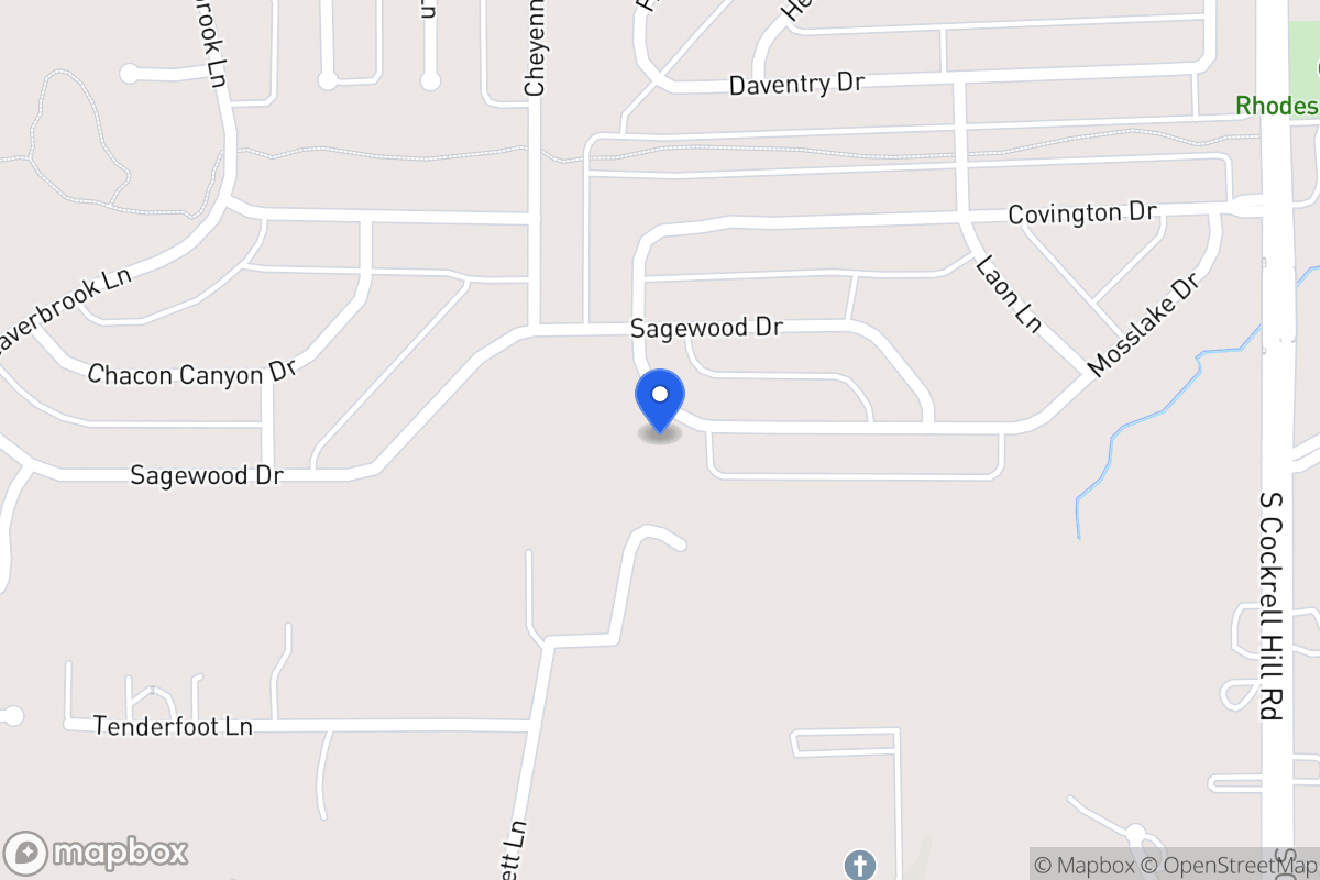 Map of 1444 Mosslake Dr