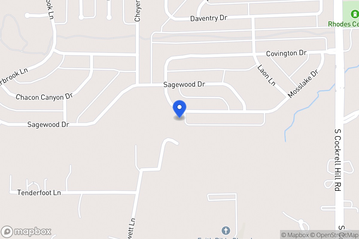 Map of 1440 Mosslake Dr