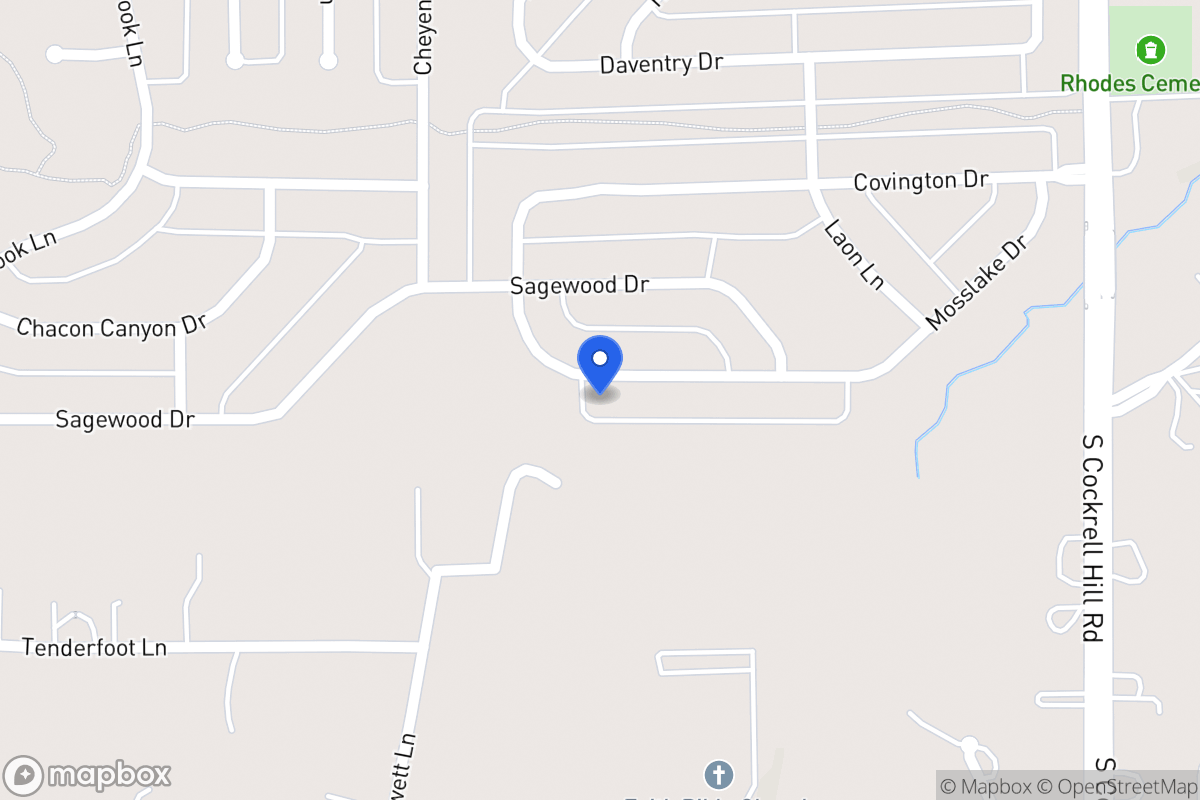 Map of 1436 Mosslake Dr
