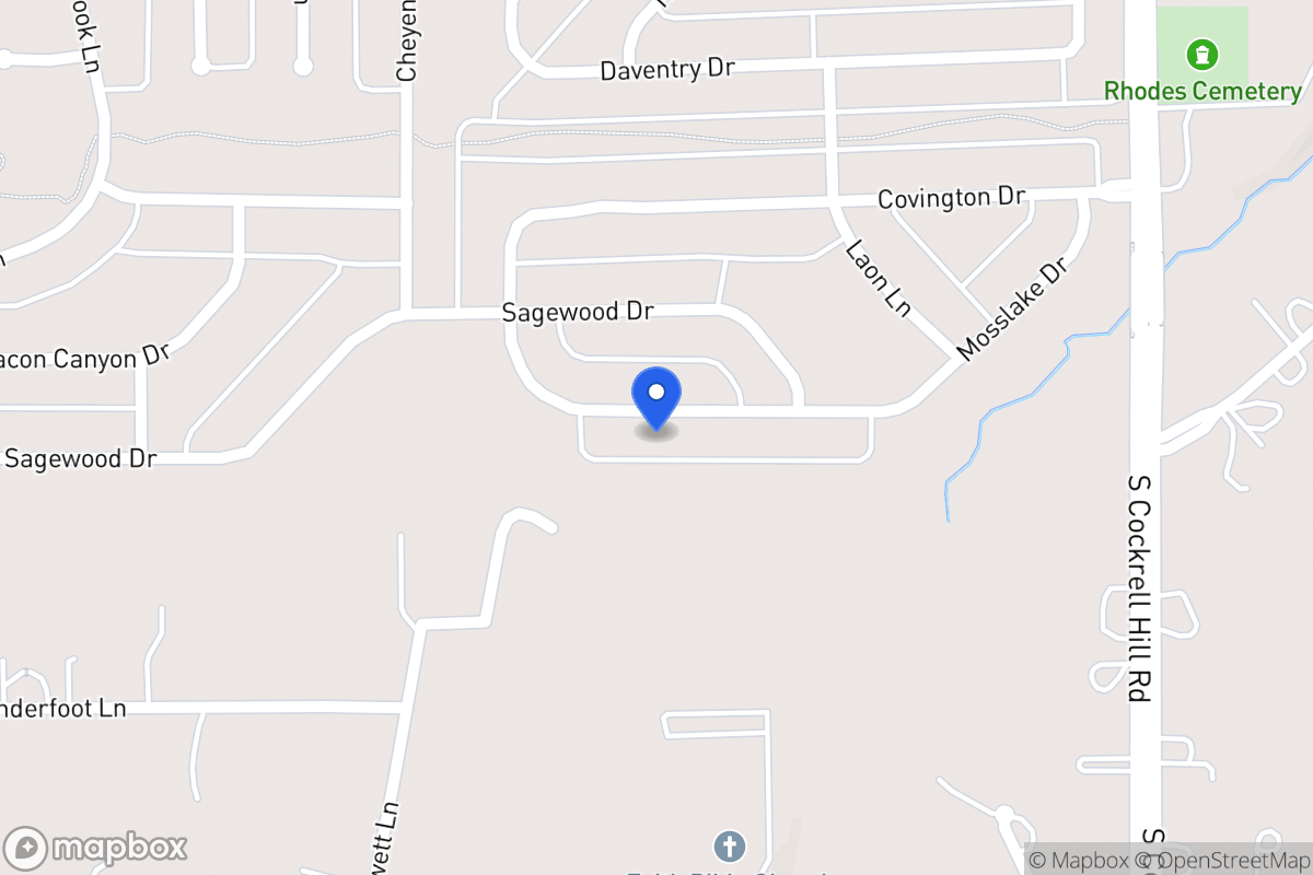 Map of 1428 Mosslake Dr