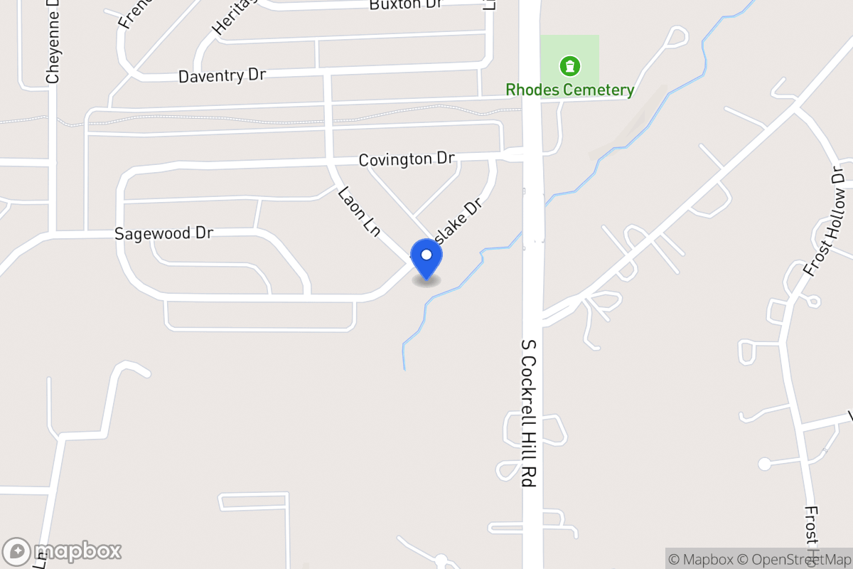 Map of 1328 Mosslake Dr