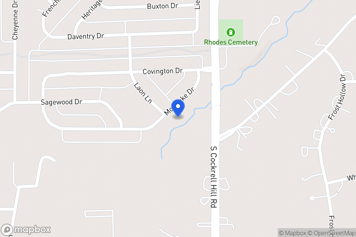 Map of 1324 Mosslake Dr