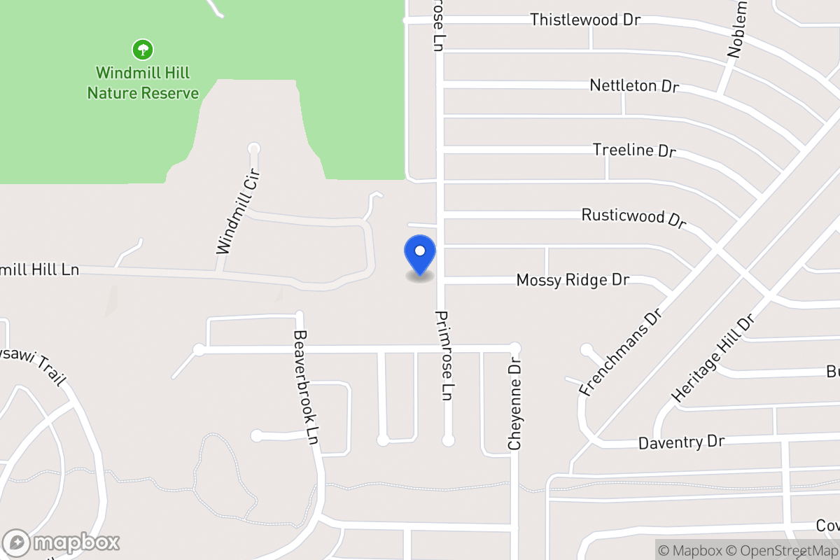 Map of 1237 Primrose Ln