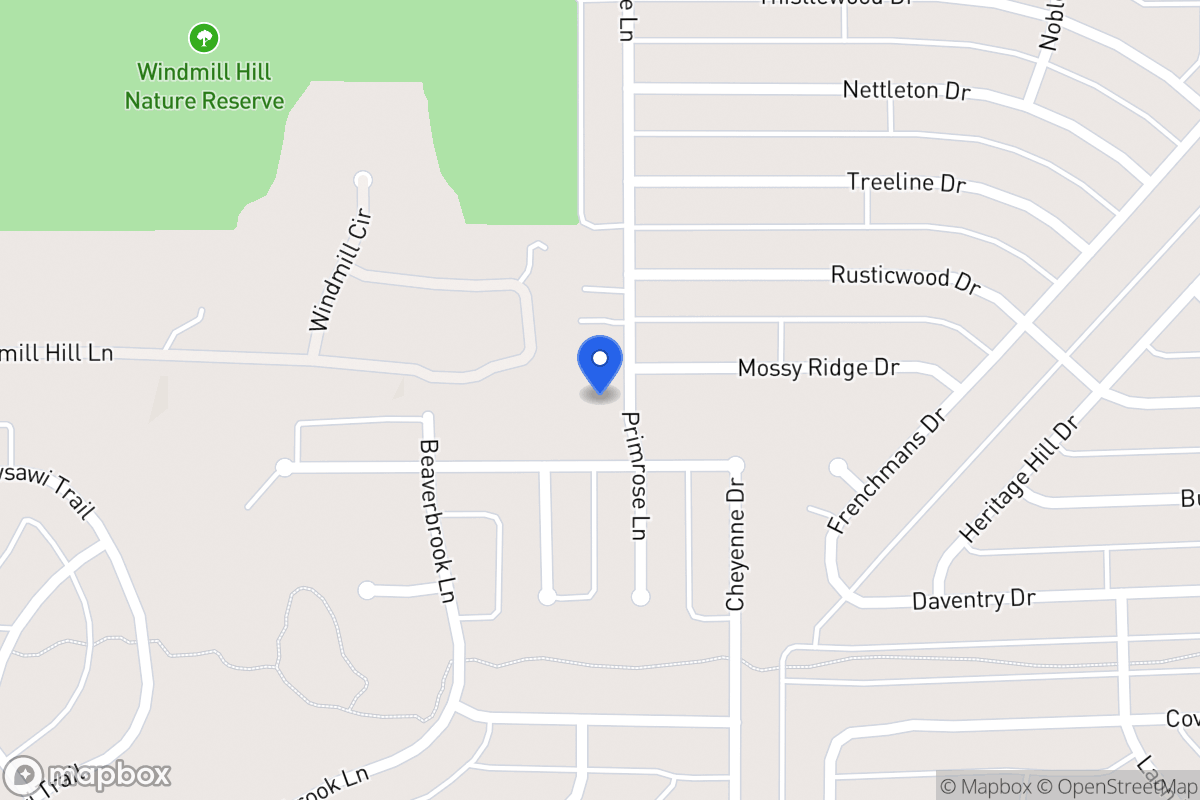 Map of 1233 Primrose Ln