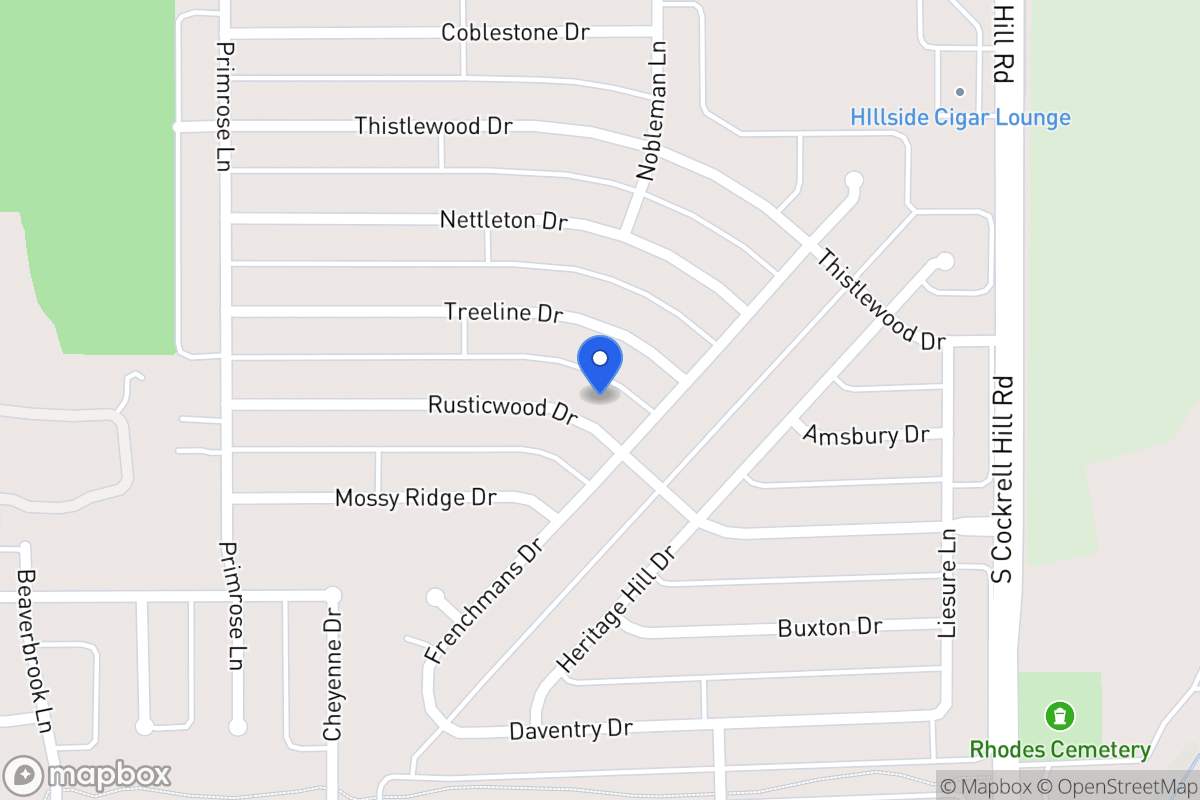 Map of 1341 Rusticwood Dr