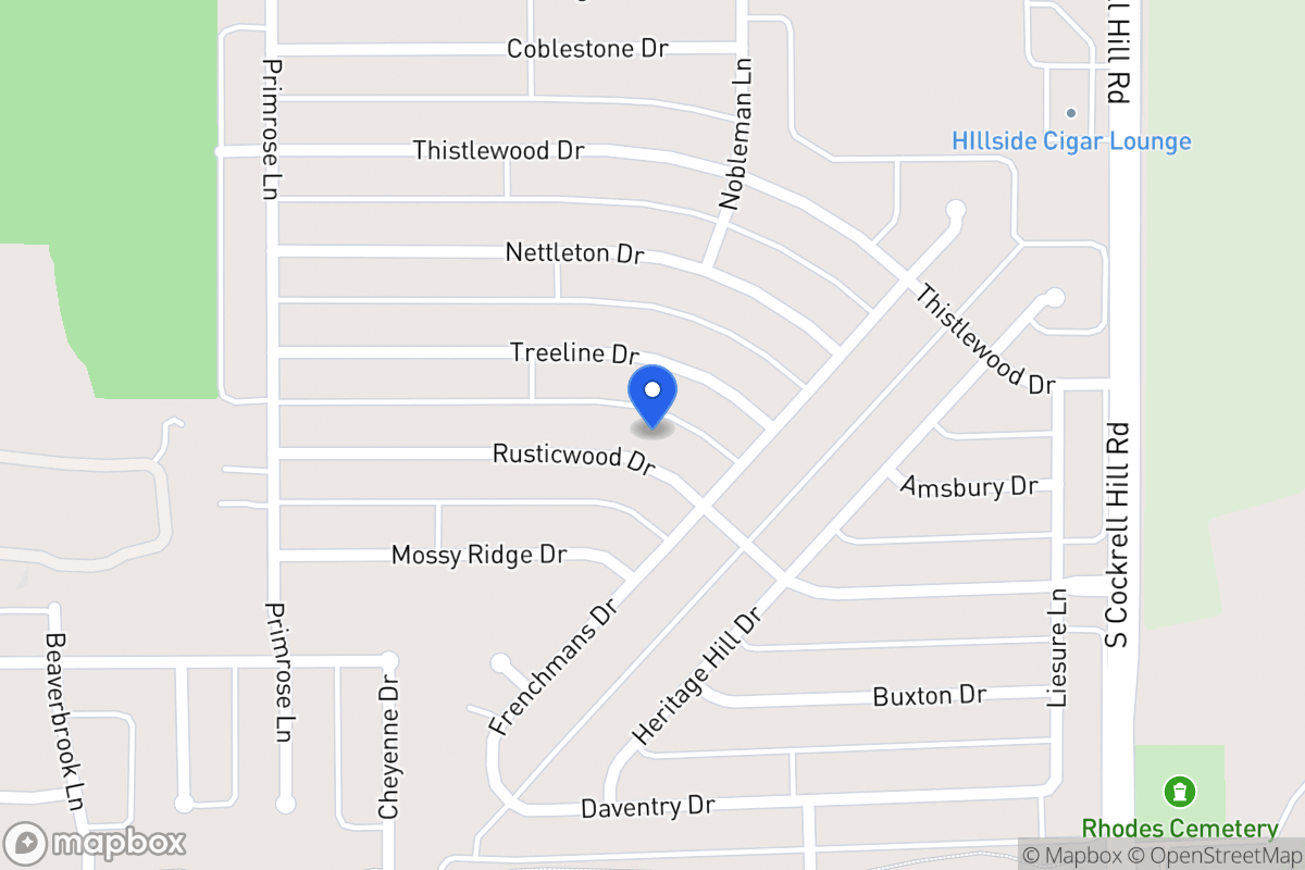 Map of 1345 Rusticwood Dr