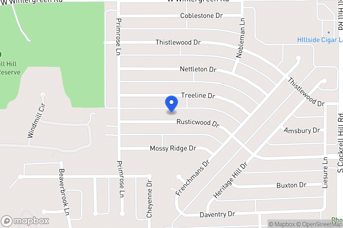 Map of 1509 Rusticwood Dr