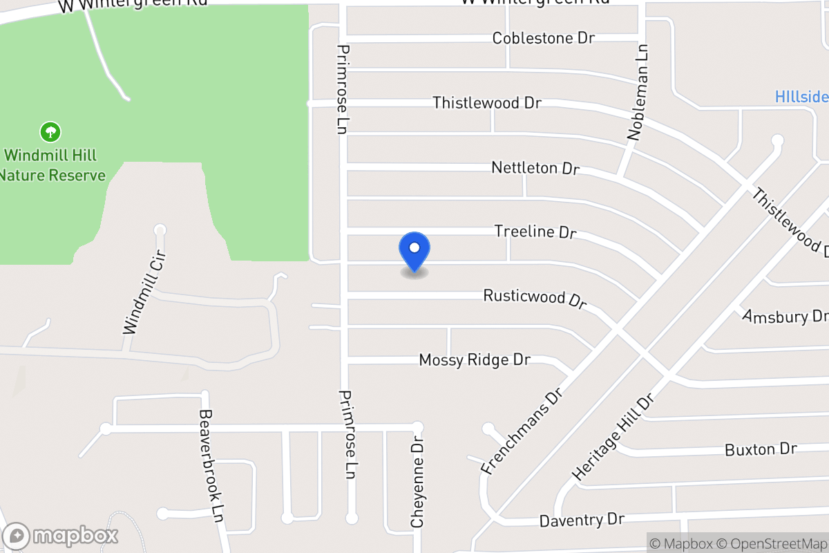 Map of 1521 Rusticwood Dr