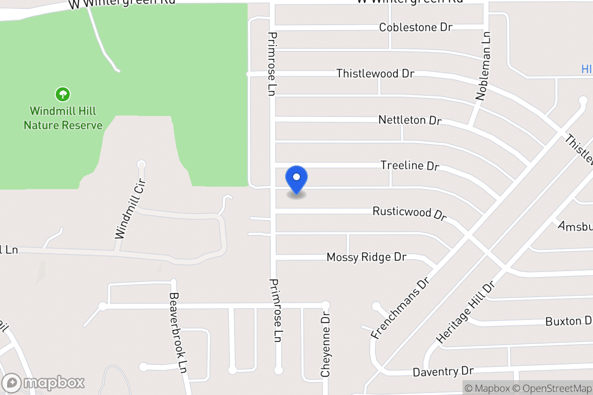 Map of 1529 Rusticwood Dr