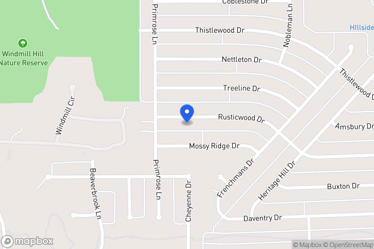 Map of 1520 Rusticwood Dr
