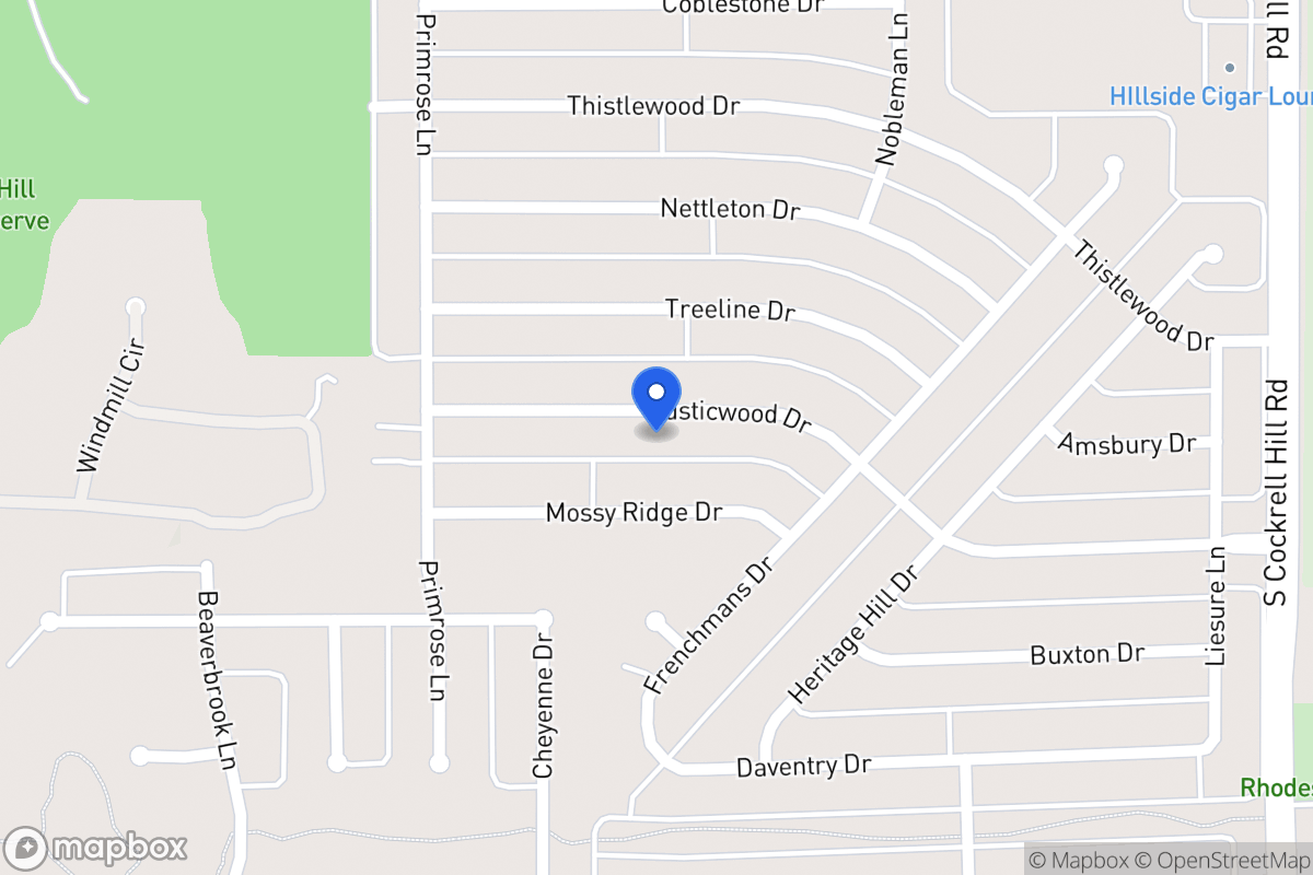 Map of 1504 Rusticwood Dr