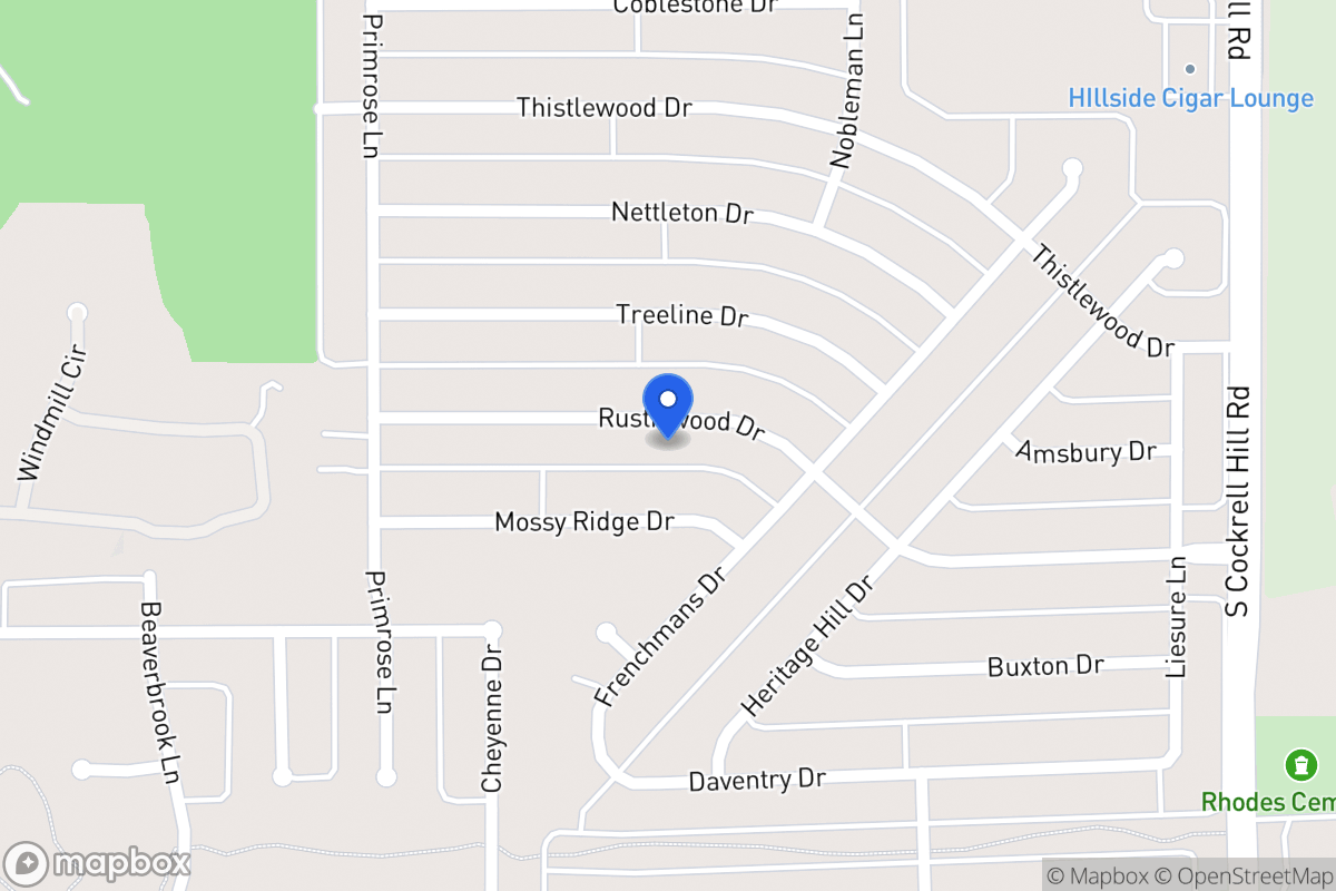 Map of 1408 Rusticwood Dr