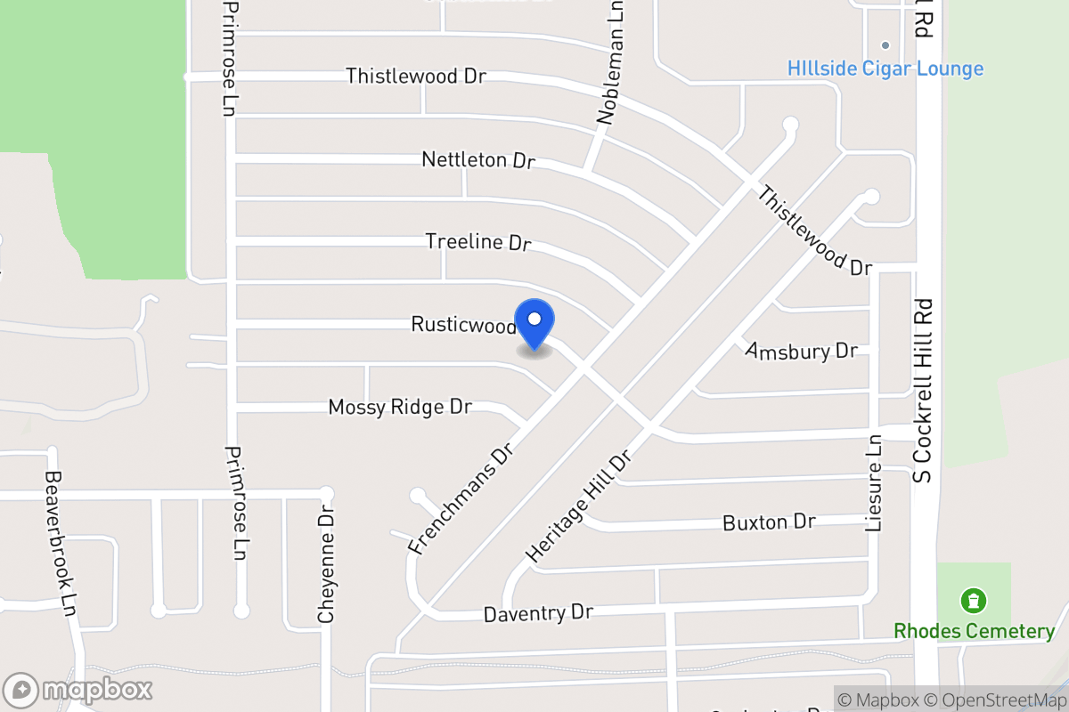 Map of 1340 Rusticwood Dr