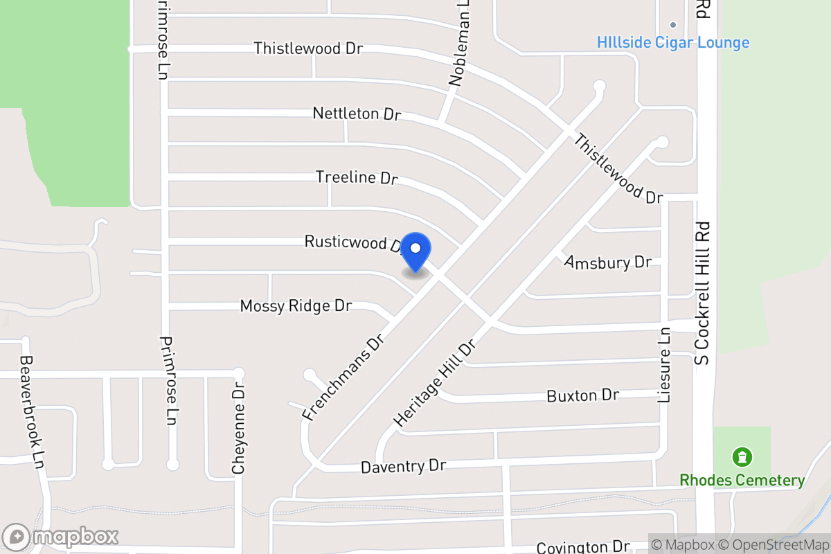 Map of 1336 Rusticwood Dr
