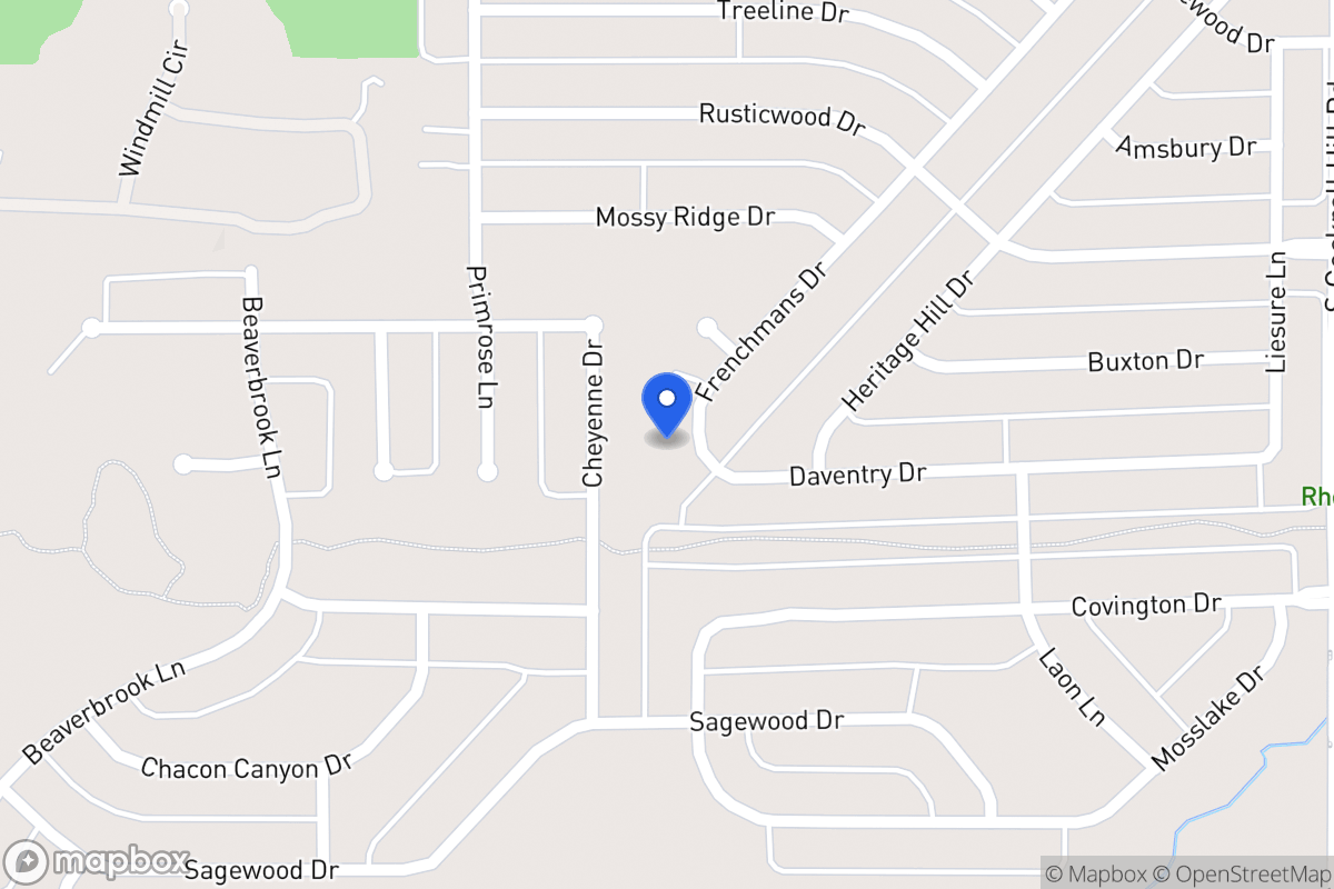 Map of 1205 Frenchmans Dr