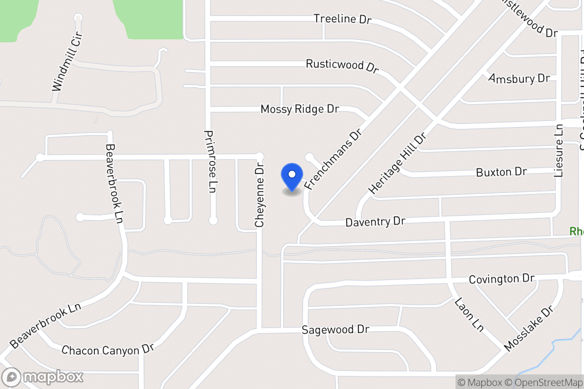 Map of 1209 Frenchmans Dr