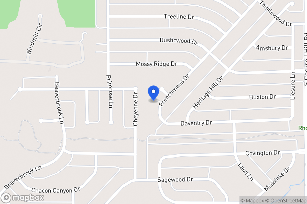 Map of 1213 Frenchmans Dr