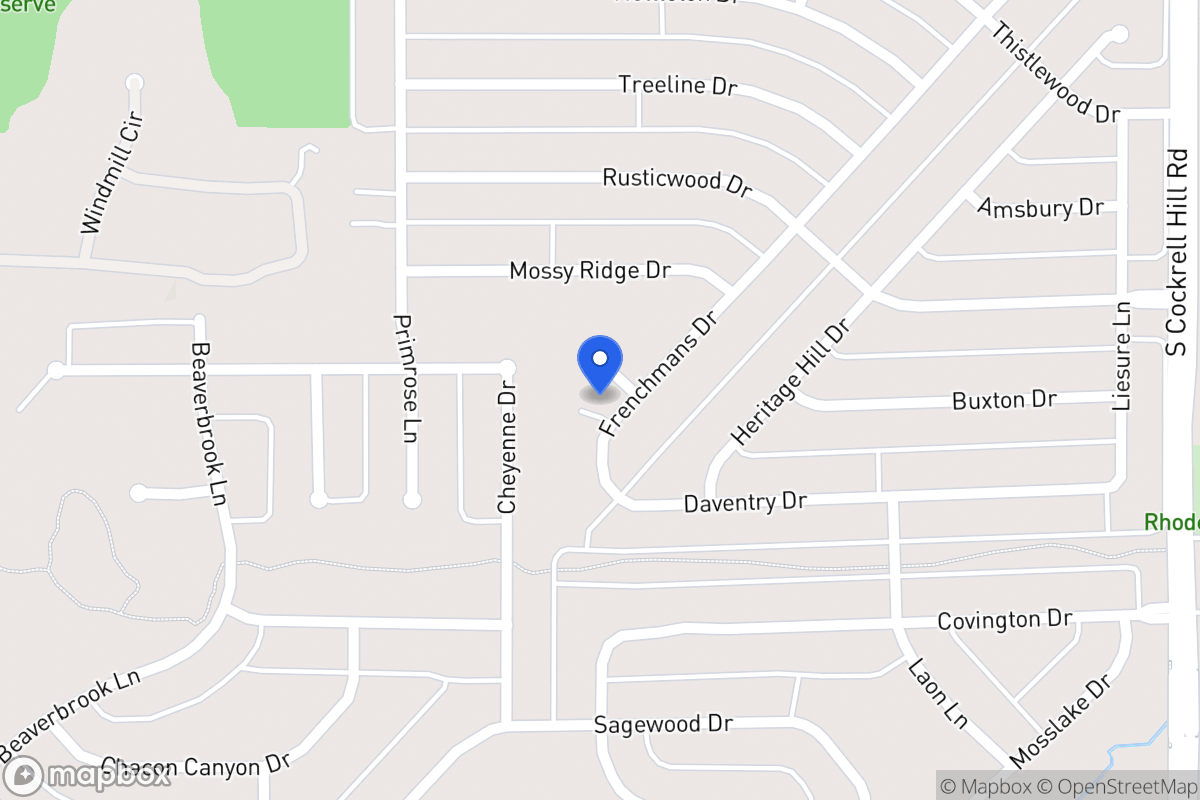 Map of 1217 Frenchmans Dr