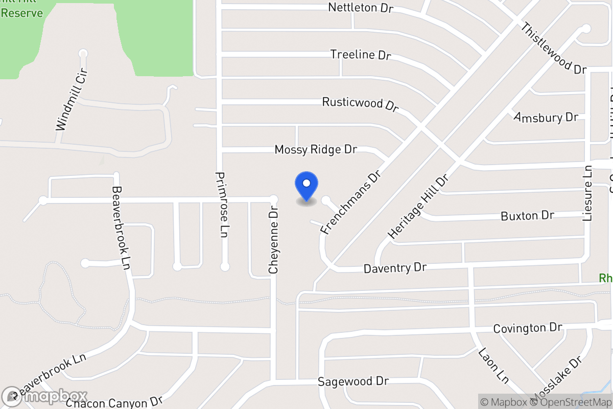 Map of 1221 Frenchmans Dr