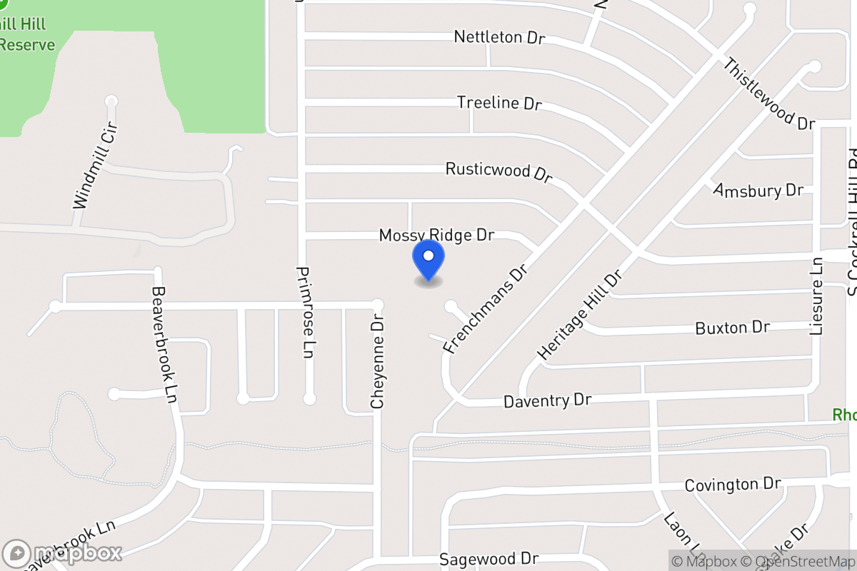 Map of 1225 Frenchmans Dr