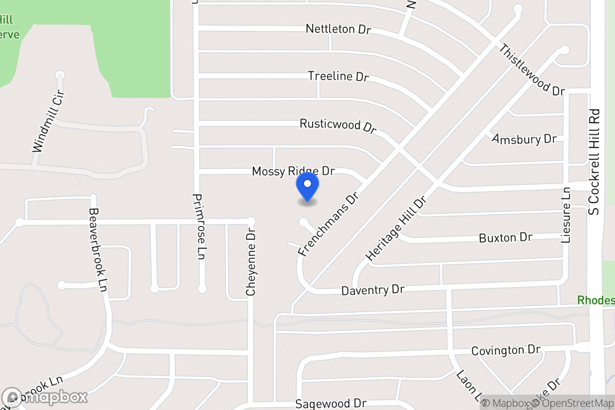 Map of 1229 Frenchmans Dr