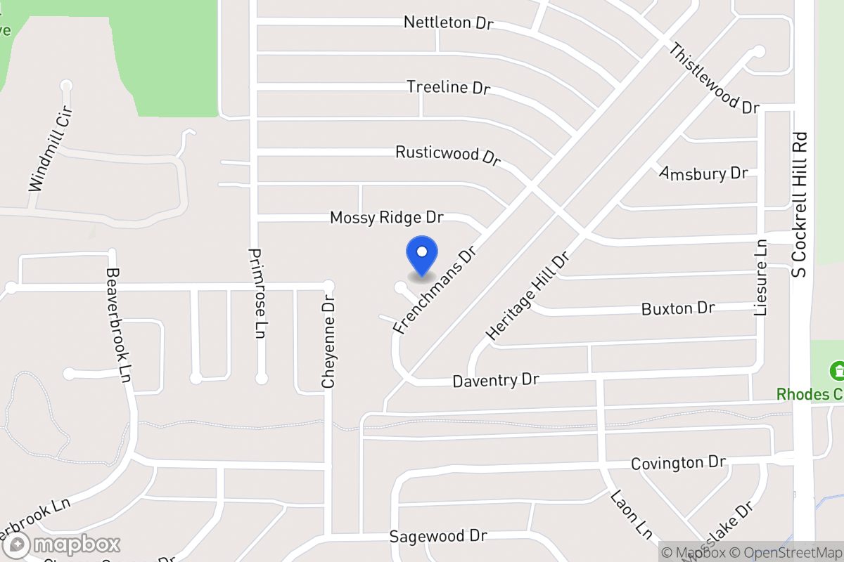 Map of 1233 Frenchmans Dr