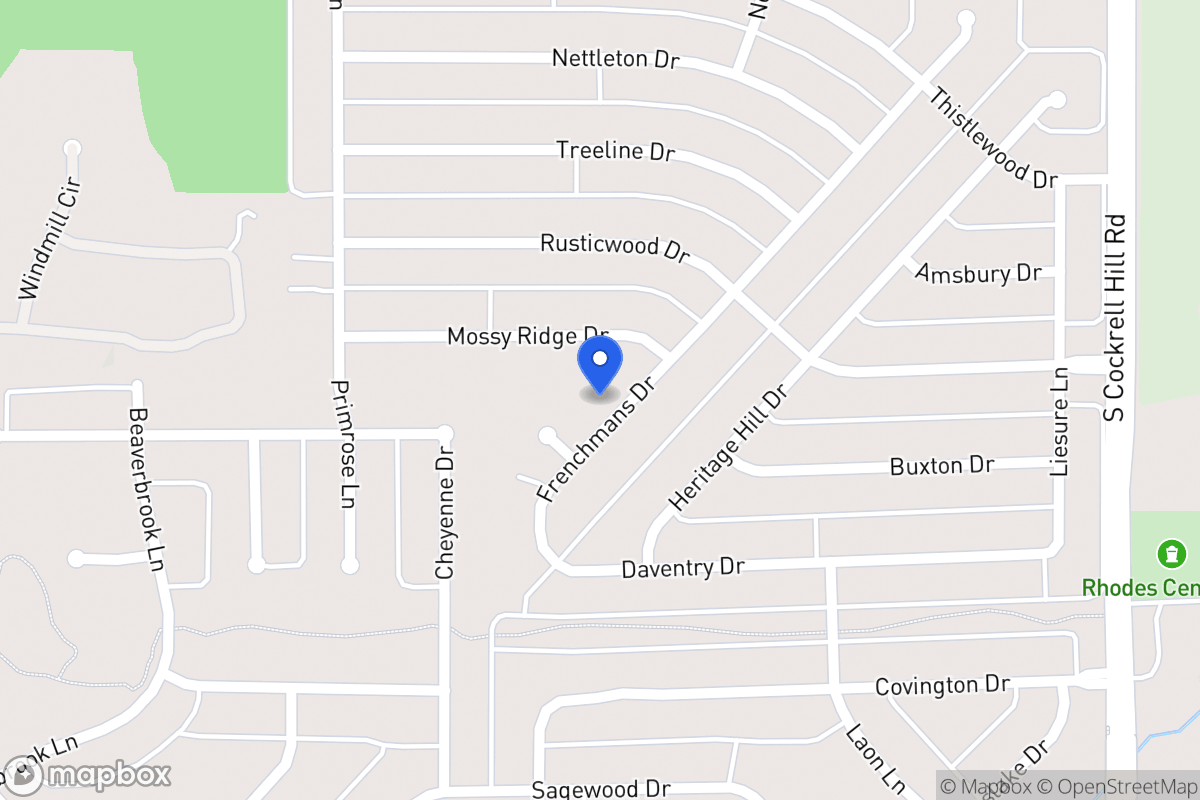 Map of 1237 Frenchmans Dr