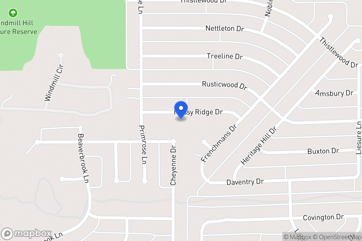 Map of 1516 Mossyridge Dr
