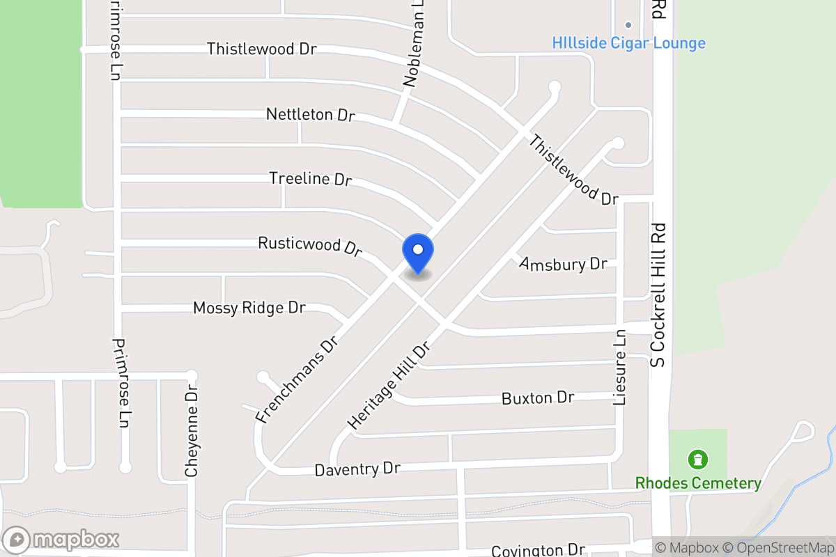 Map of 1300 Frenchmans Dr