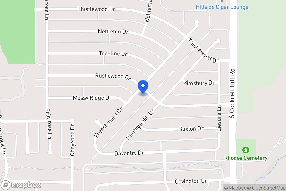 Map of 1240 Frenchmans Dr