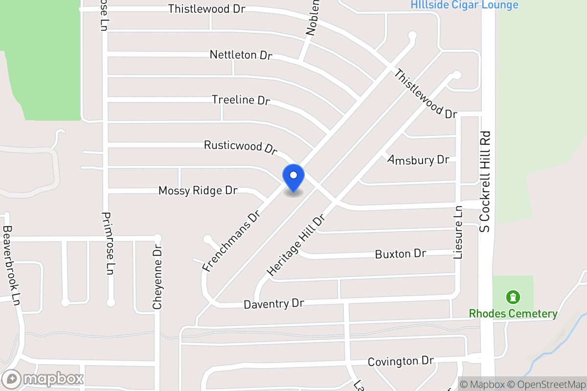 Map of 1236 Frenchmans Dr