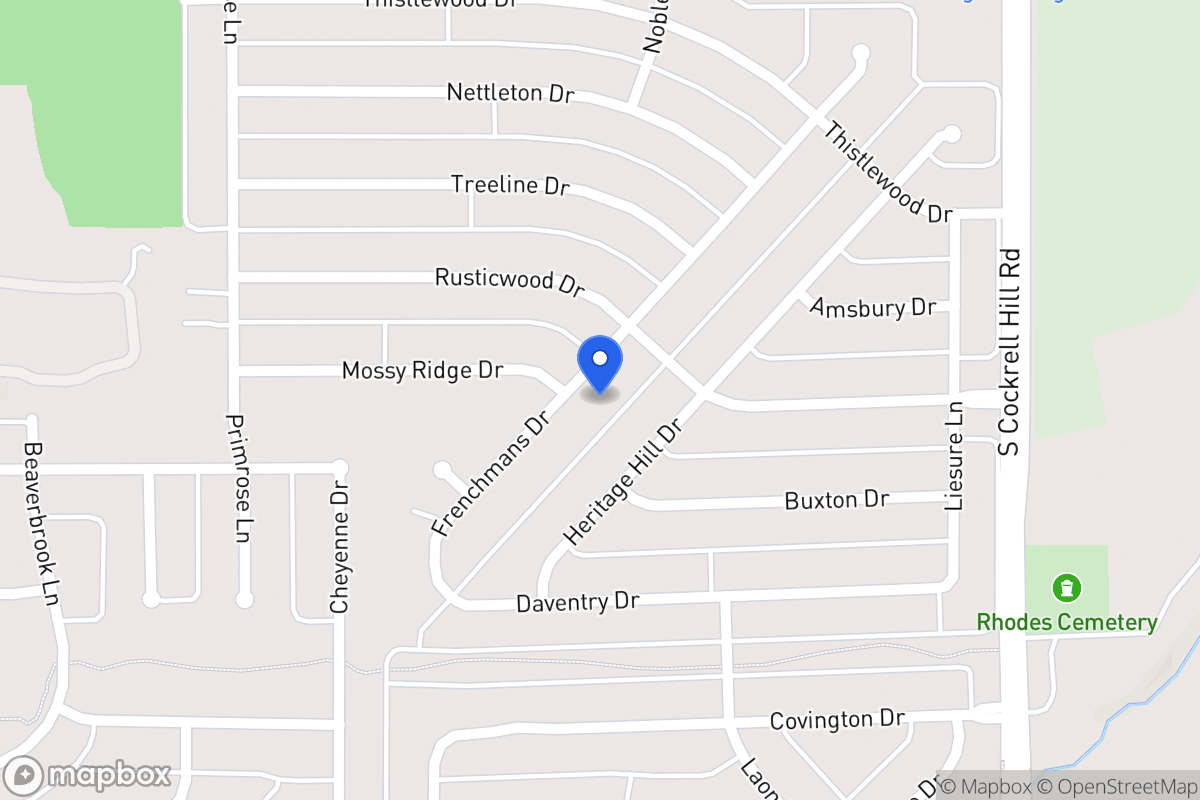 Map of 1232 Frenchmans Dr